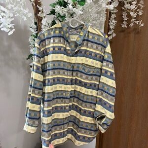 Angelique Striped Button Down Shirt